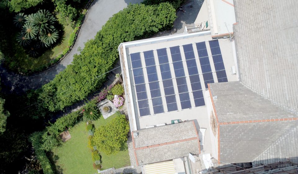 Impianto fotovoltaico con autorizzazione paesaggistica