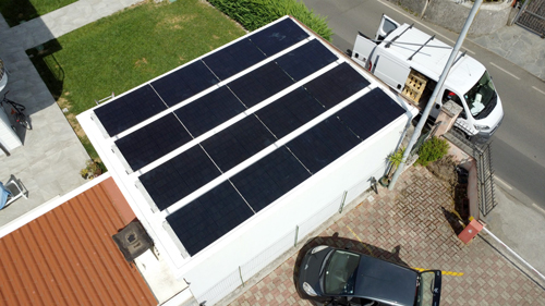 Pannelli impianto fotovoltaico