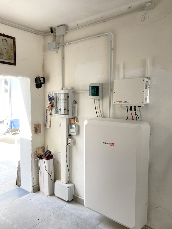 Impianto fotovoltaico con Inverter SolarEdge Home