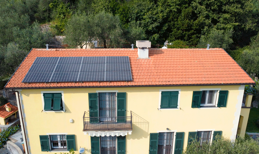 autoconsumo impianto solare a tetto